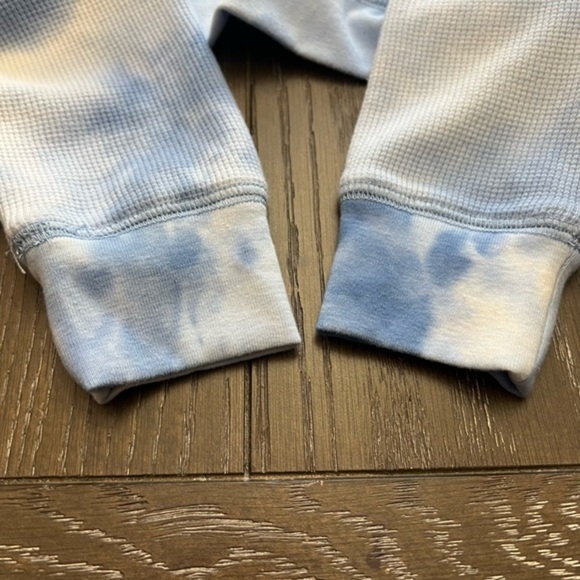 Splendid Boxy Waffle Knit Long Sleeve Tie Dye Top - Picture 8 of 12